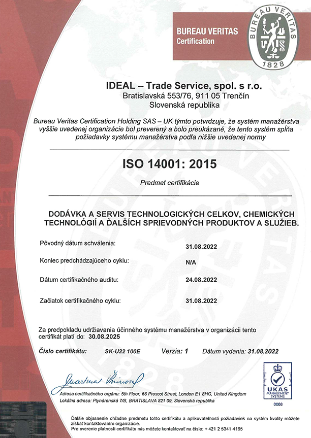 ISO 14001:2015 SK