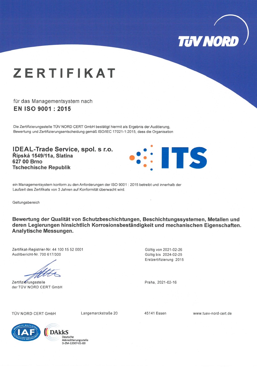 ISO 9001:2015 NJ