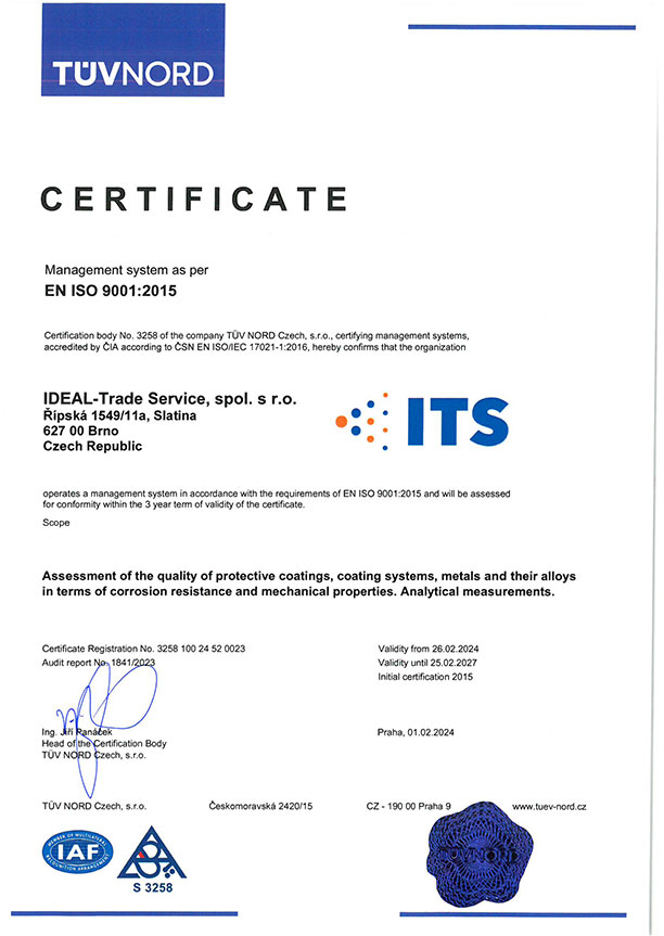 ISO 9001:2015 AJ