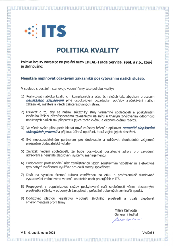 Politika kvality