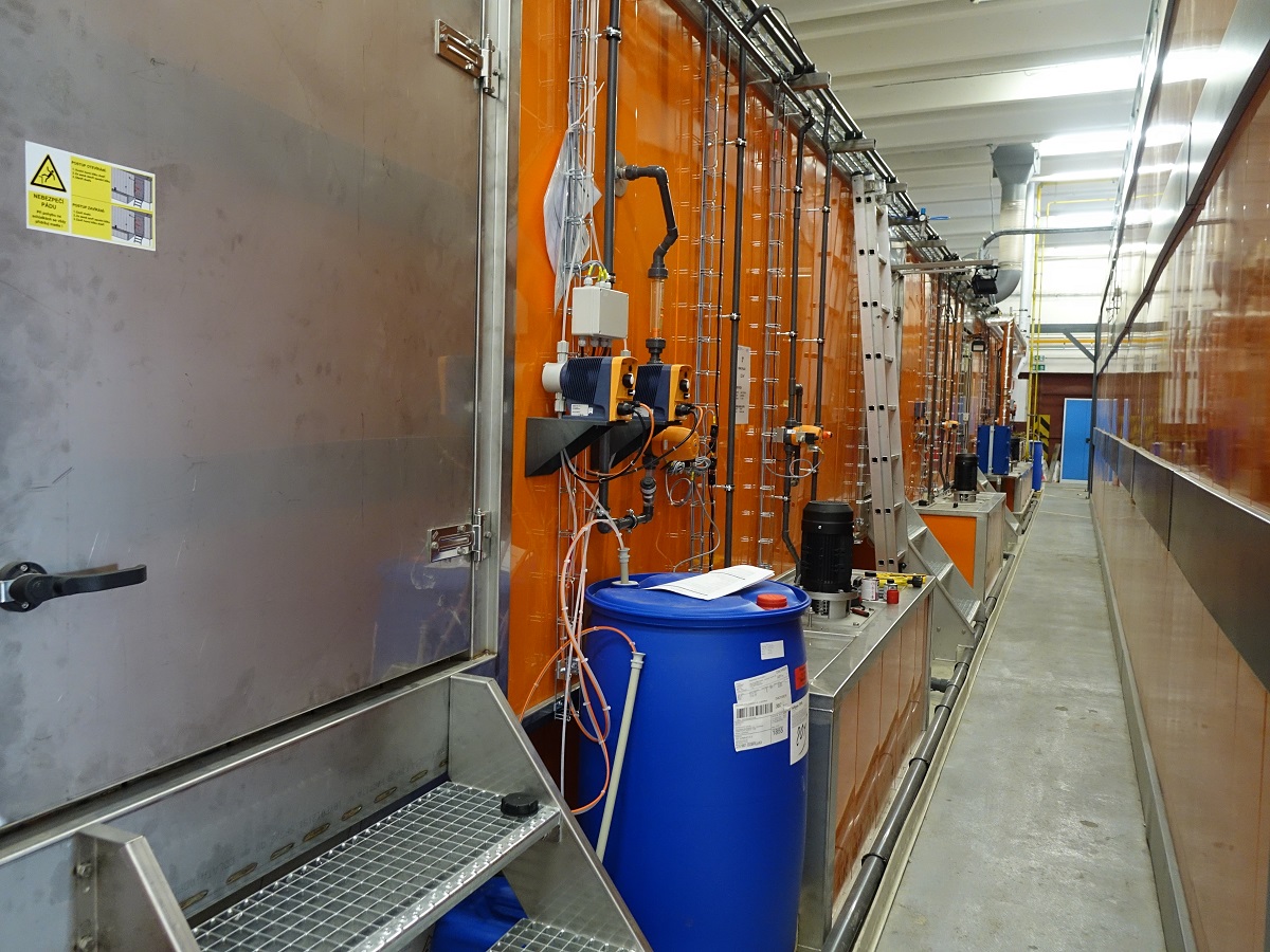 New powder coating facility for heat pumps