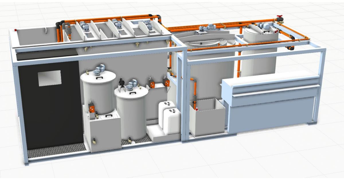 Reconstruction of a neutralization station