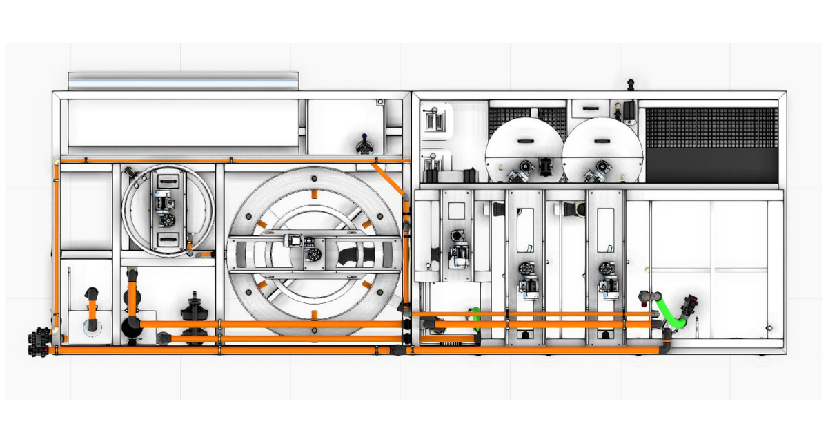 Reconstruction of a neutralization station for an agricultural machinery component supplier