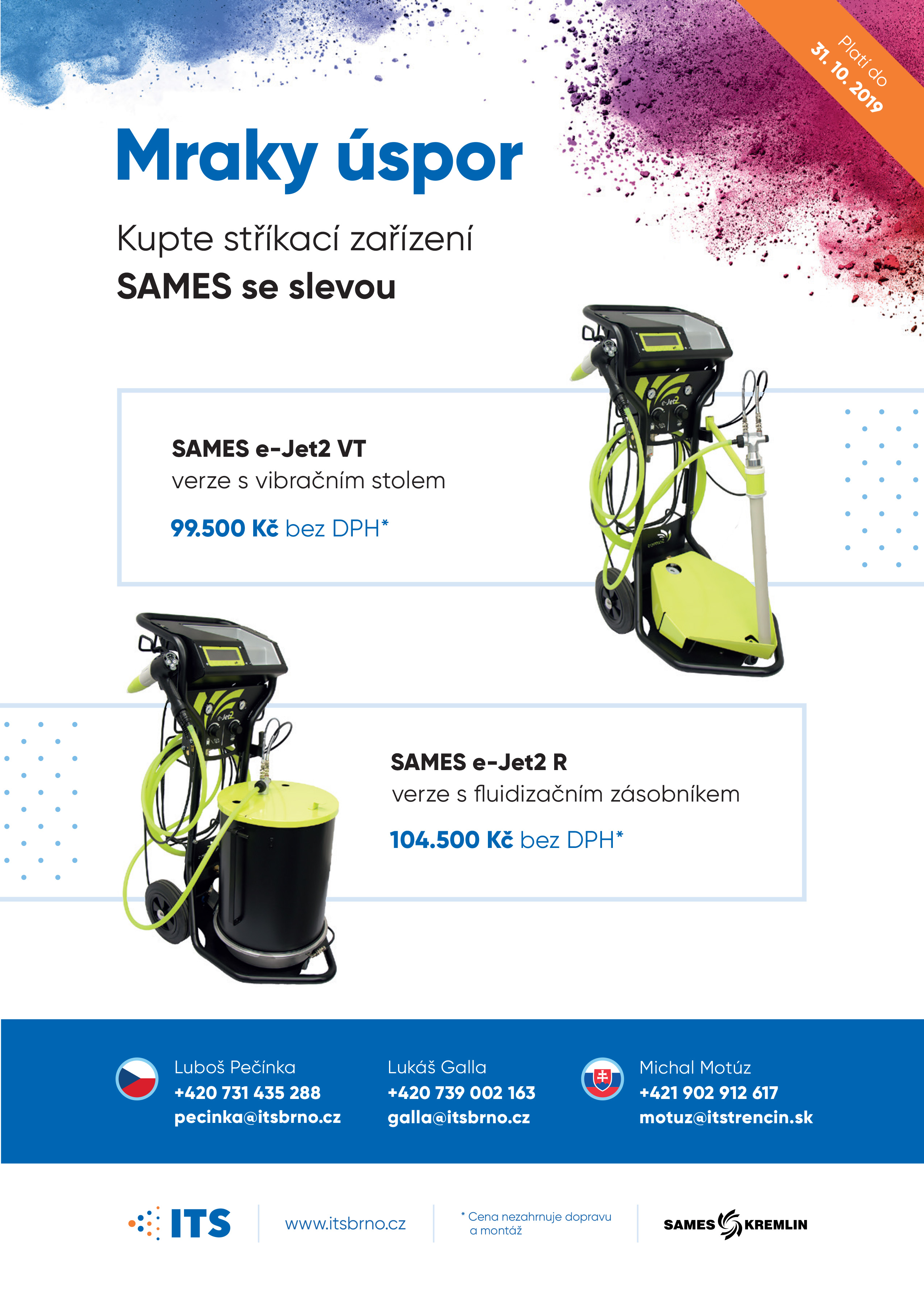 Special prices of Sames spraying equipment