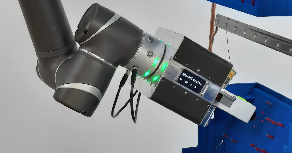 Unique technology for robotic measurement of paint thickness before curing