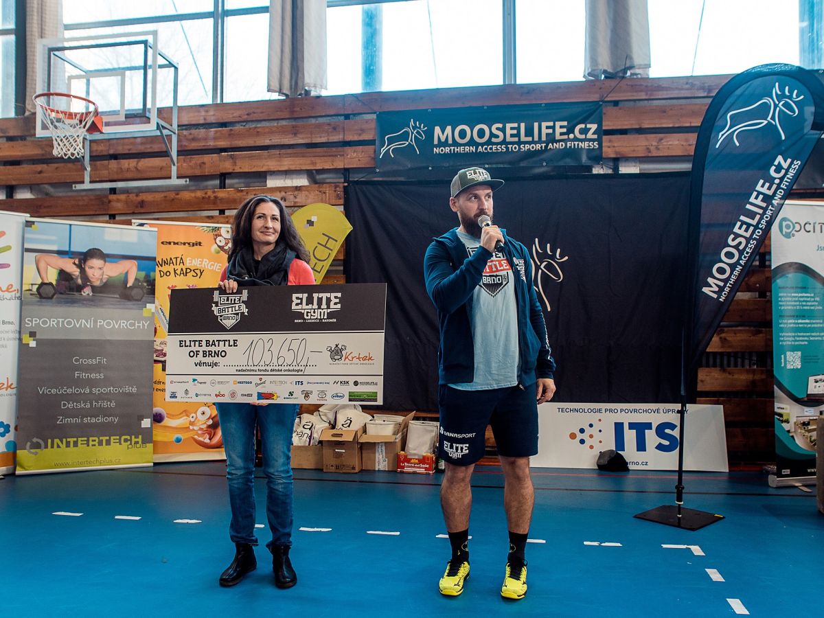 <p>Charitativně sportovní crossfitový závod Elite Battle of Brno</p>