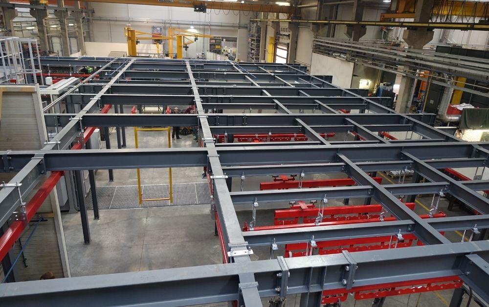 Manual conveyor system with hoisting equipment