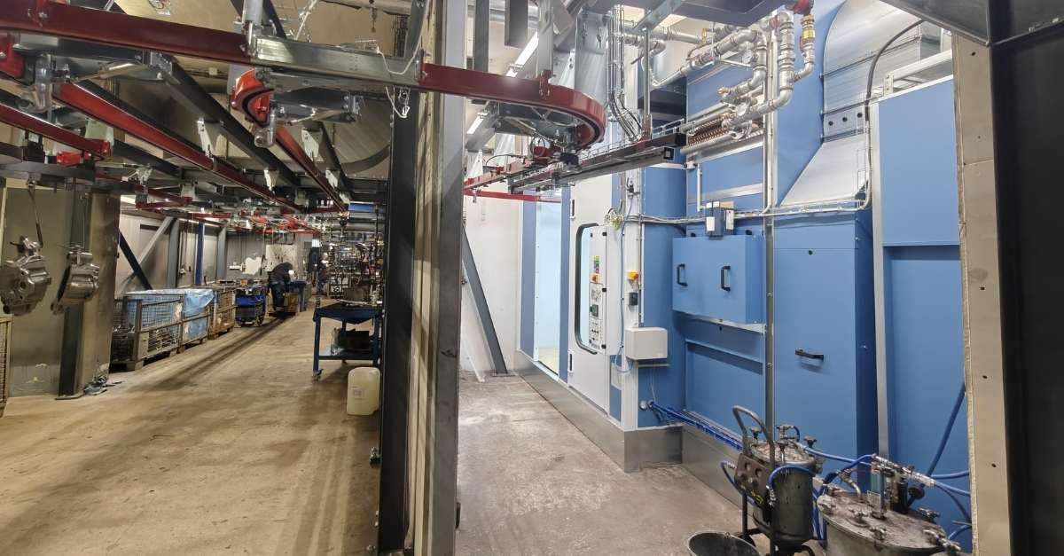 Conveyor System for the Paint Shop and New Paint Booth
