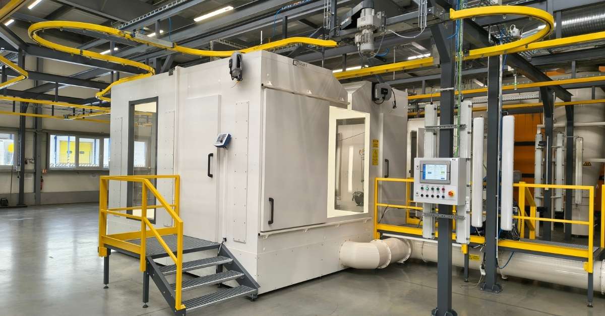 Modernisierung der Pulverbeschichtungsanlage für häufige Farbwechsel