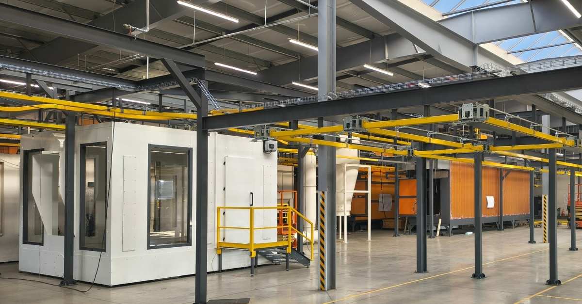 Modernisierung der Pulverbeschichtungsanlage für häufige Farbwechsel