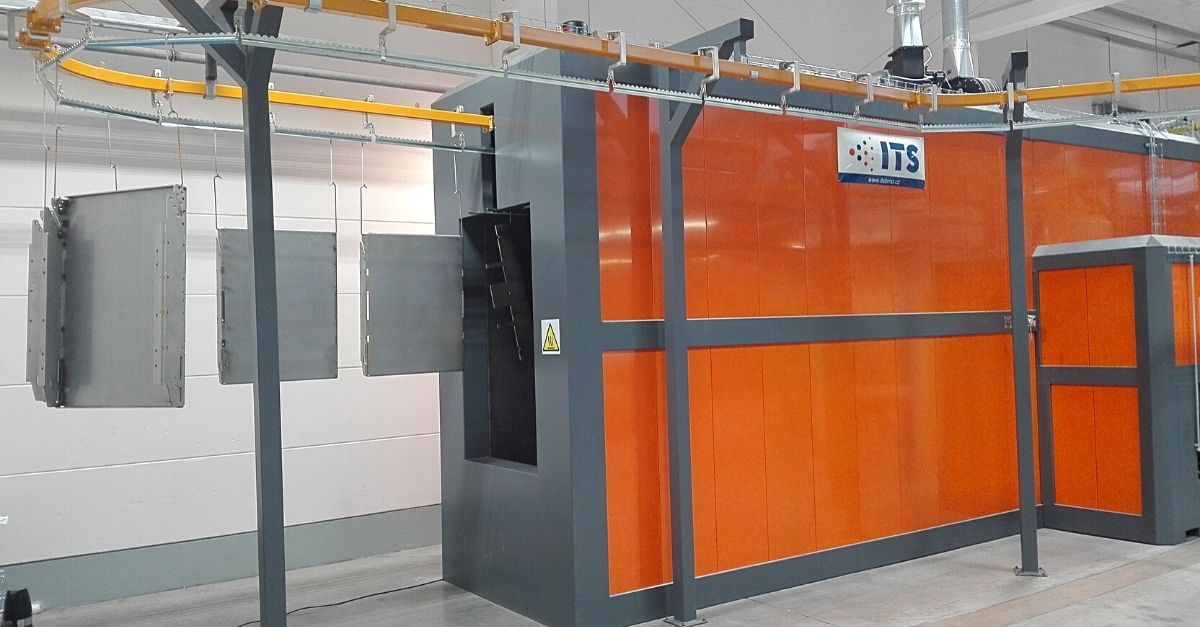 Continuous coating line for a metal sheet processor
