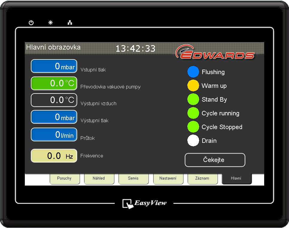 Control system for a vacuum system