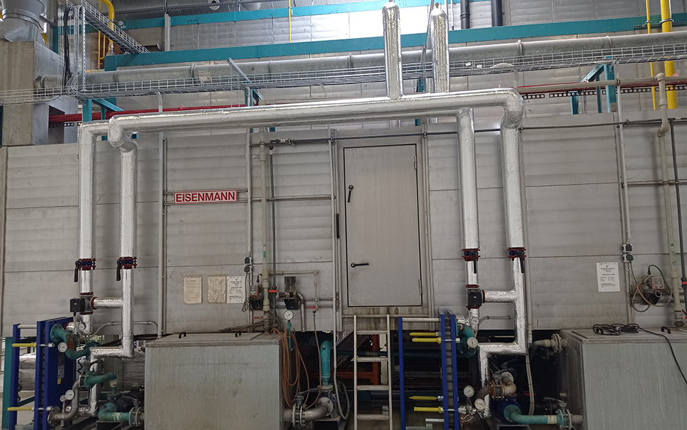 Relocation and recommissioning of Eisenmann coating line