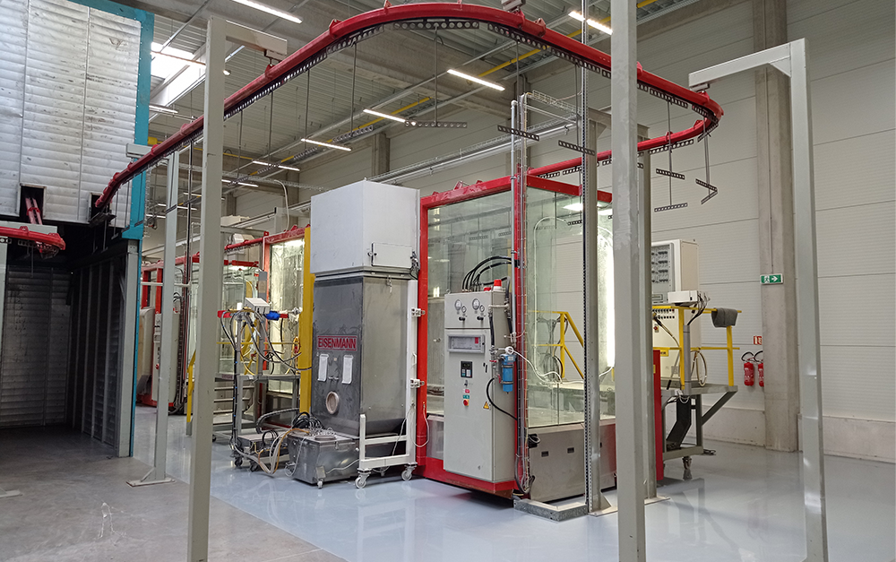 Relocation and recommissioning of Eisenmann coating line