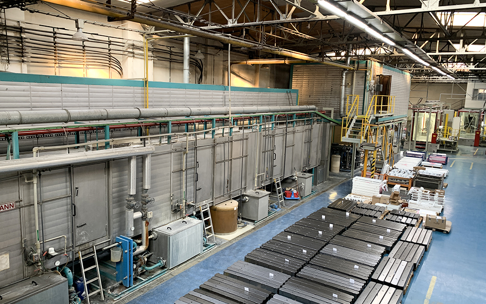 Relocation and recommissioning of Eisenmann coating line