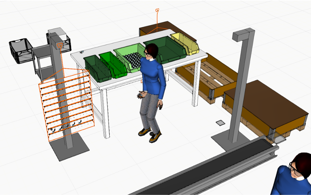 Virtual commissioning of technology