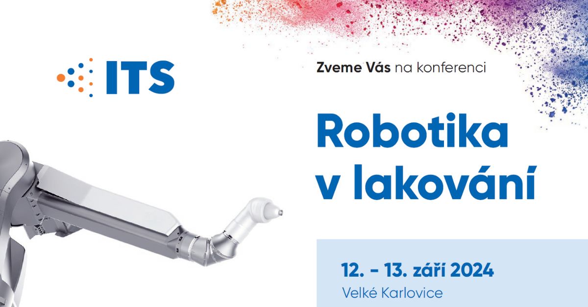 Nezmeškejte klíčovou konferenci nejen o robotice v lakování!